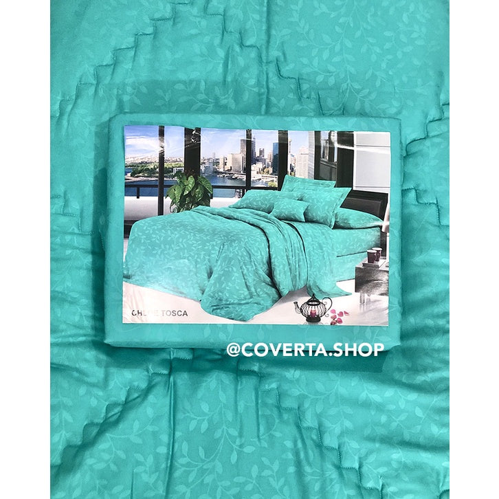 Bed Cover Set Emboss - 160x200 / 180x200 / 200x200 tebal 40cm