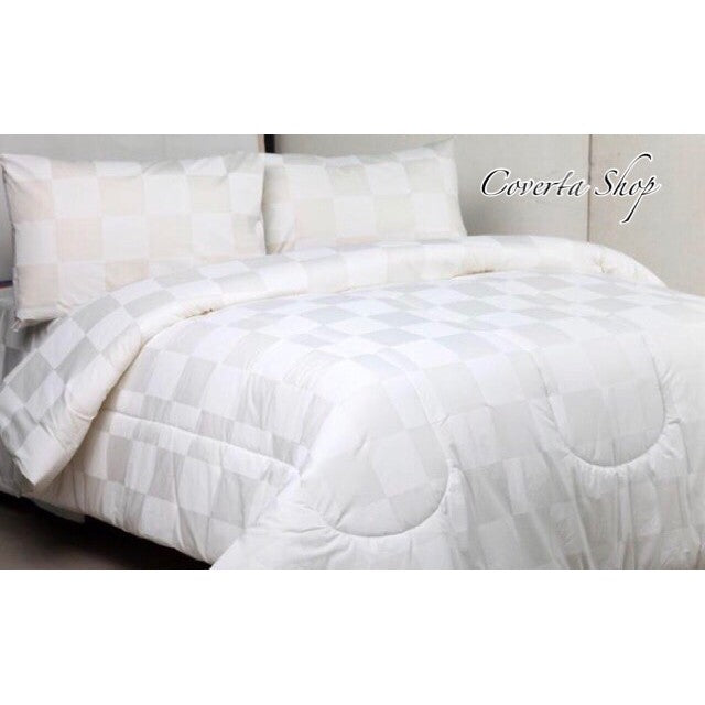 Sprei Katun Hotel | Seprai Set 2 Sarung Bantal Tanpa Sarung Guling Size 160/180/200x200x30cm