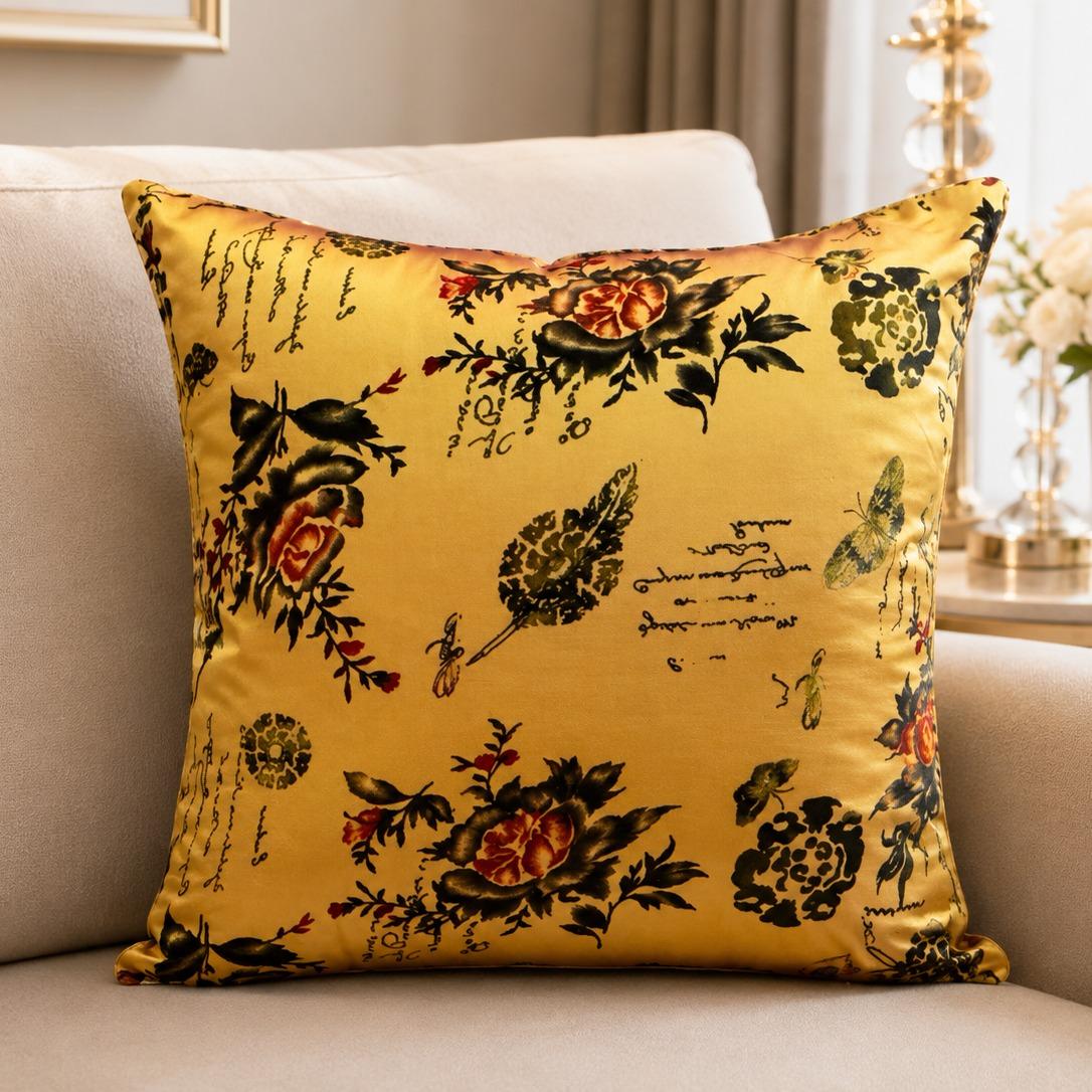 Sarung Bantal Kursi Sofa Satin 50x50cm