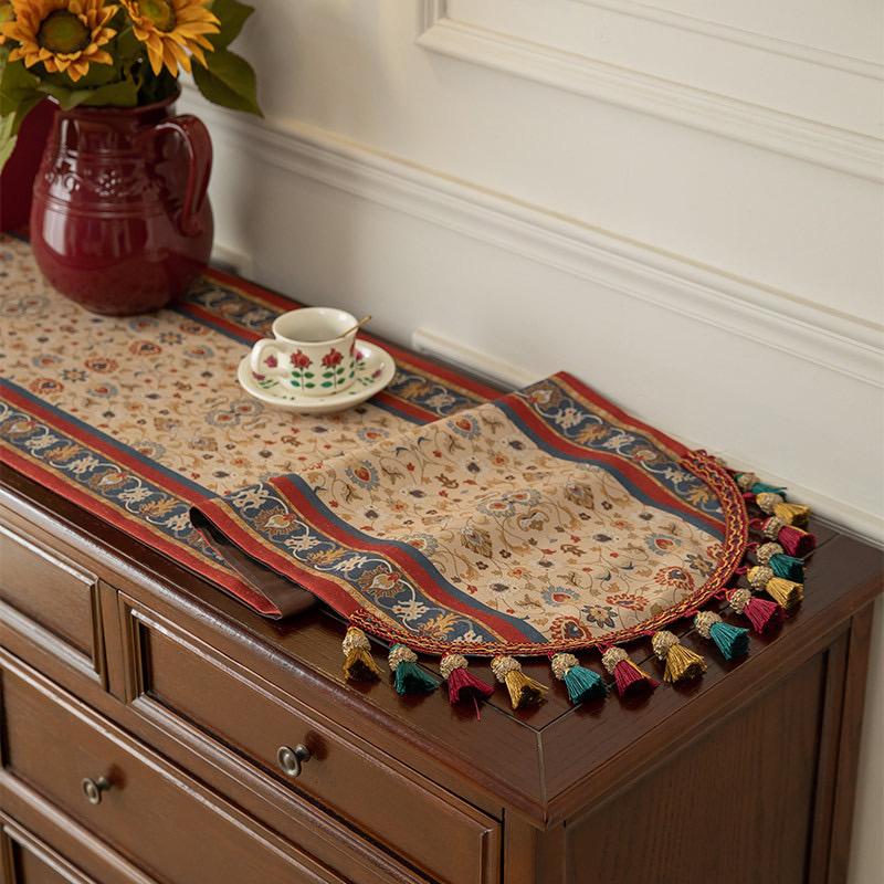 Taplak Meja Imlek Premium Table Runner Series Motif Estetik Dekorasi Rumah Material Premium Tebal Awet Cocok untuk Meja Panjang Makan Tamu