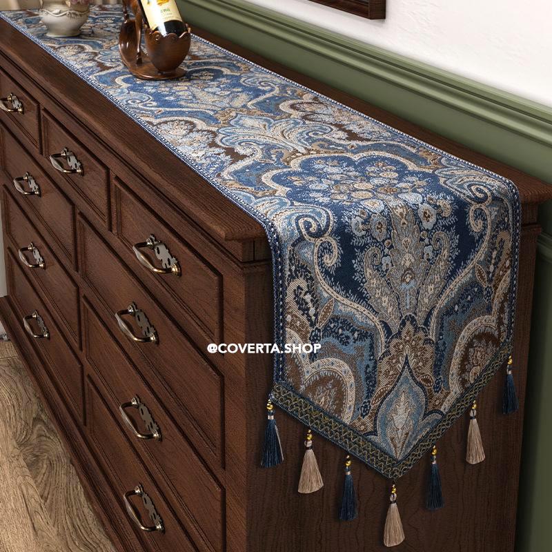 Table Runner Aladdin Classic Luxury | Taplak Meja Panjang Motif Klasik