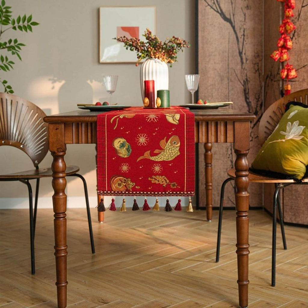 Table Runner Aesthetic | Taplak Meja Estetik Motif Fortune