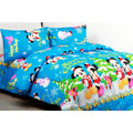 Bed Cover Set Katun MOTIF CHRISTMAS NATAL MICKEY King Size