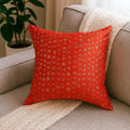 Sarung Bantal Hias Imlek Motif Kaligrafi Merah Emas Premium untuk Dekorasi Rumah