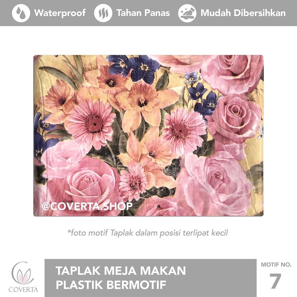 Taplak Meja Makan Waterproof OVAL Aesthetic Anti Air