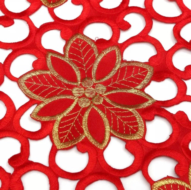 Table Runner - Taplak Meja Panjang - Merah - 40x150cm
