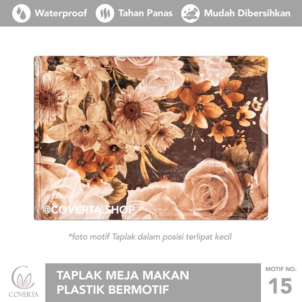 Taplak Meja Makan Waterproof OVAL Aesthetic Anti Air
