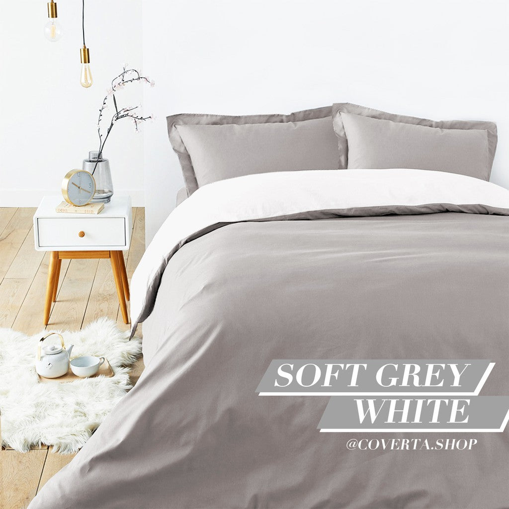 Selimut Duvet / Quilt  + Sprei FULL SET Cotton Kombinasi Warna