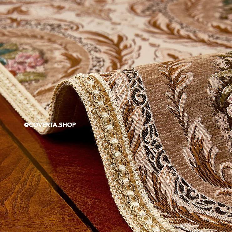 Table Runner Aurelie Dekorasi Meja Klasik Mewah | Taplak Meja Panjang Elegan | 35x160 35x200 35x260