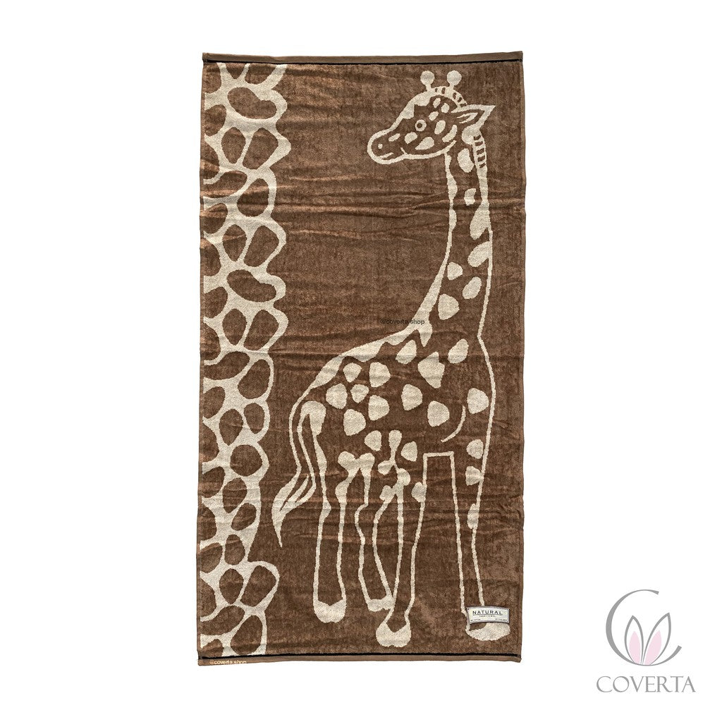Handuk Mandi Dewasa Premium Motif Leopard Safari 65x130cm