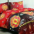 Bed Cover Set Double MOTIF BOLA Manchester United / Arsenal - 160/180x200x30cm