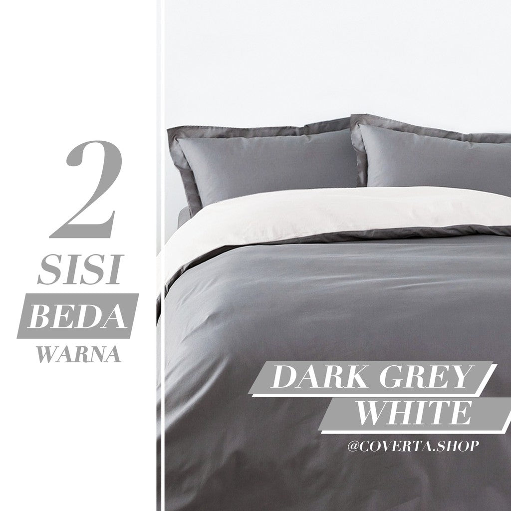 Selimut Duvet / Quilt  + Sprei FULL SET Cotton Kombinasi Warna