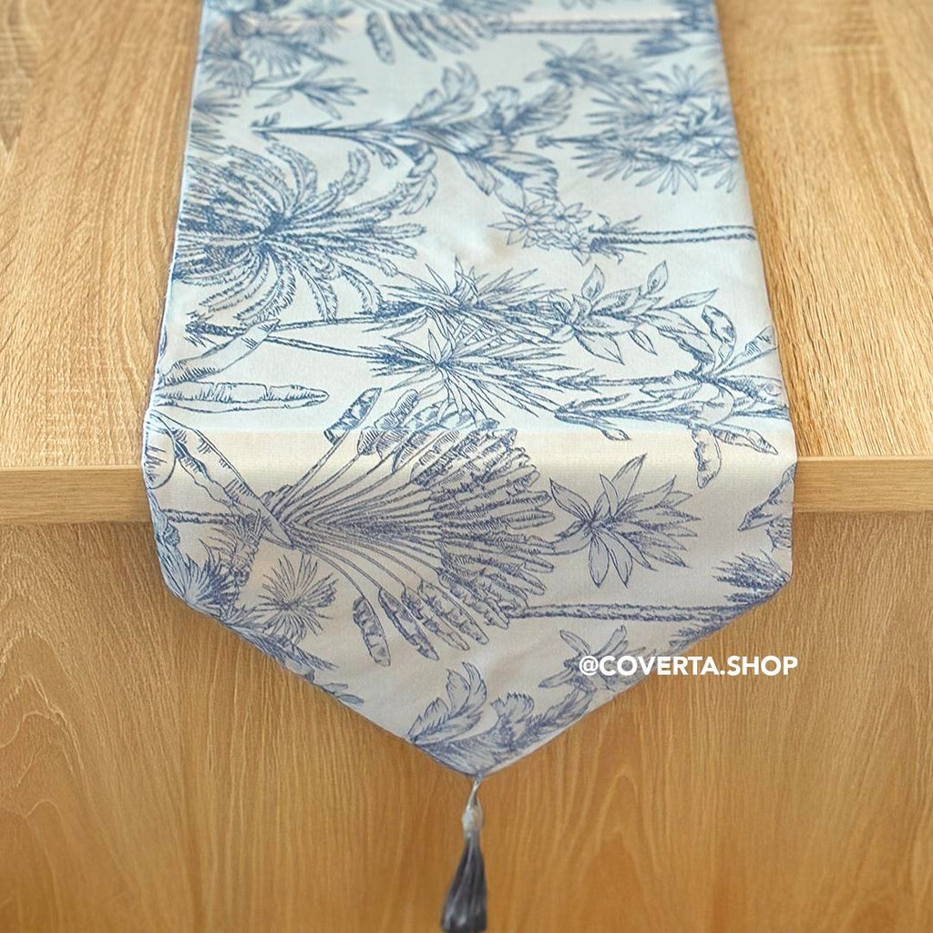 Table Runner DR Vintage - Taplak Meja Makan Estetik Motif Vintage | Alas Meja Tamu Minimalis