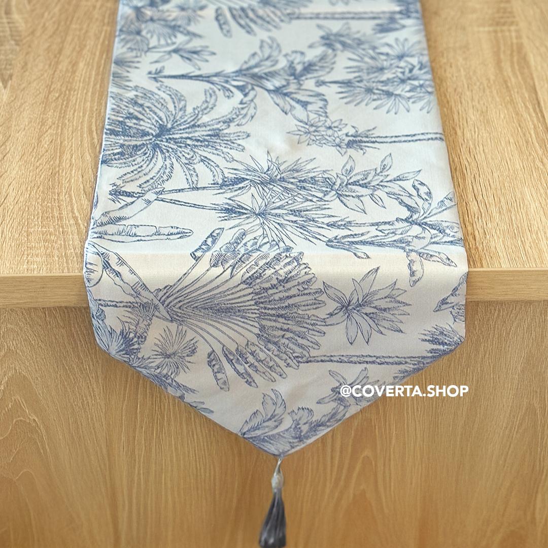 Table Runner DR Vintage - Taplak Meja Makan Estetik Motif Vintage | Alas Meja Tamu Minimalis