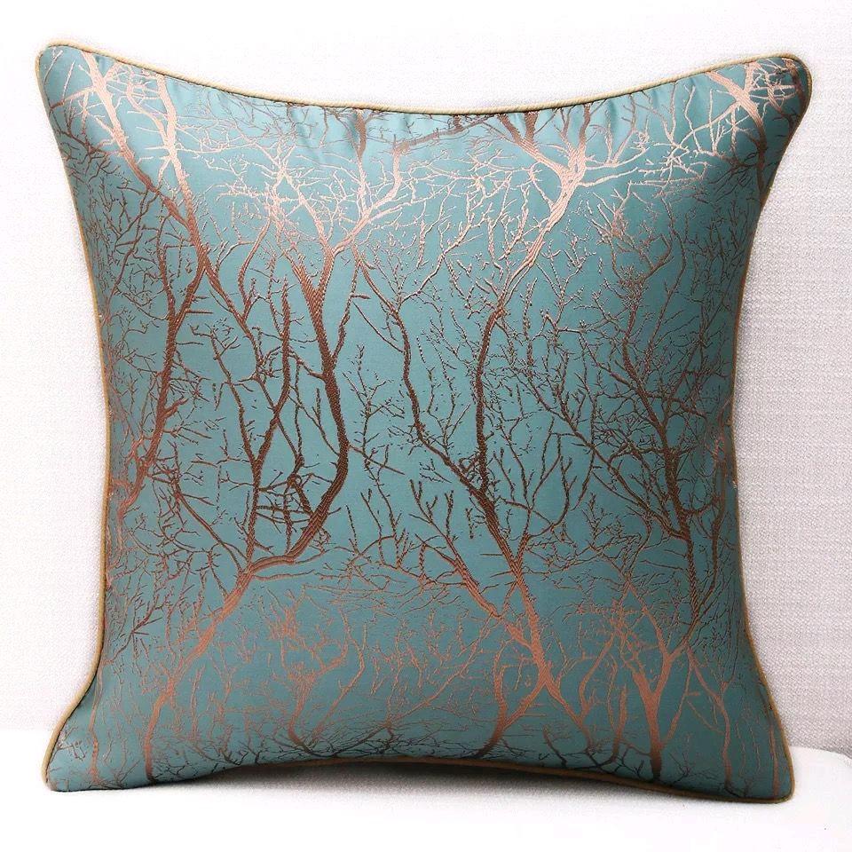 Pillow Cover / Sarung Bantal Kursi Sofa Motif Grass Root 45x45cm