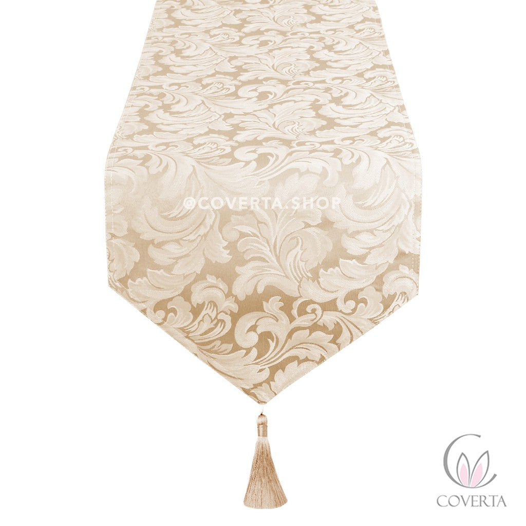 Table Runner / Bed Runner - Taplak Panjang - Jacquard - 33x180cm