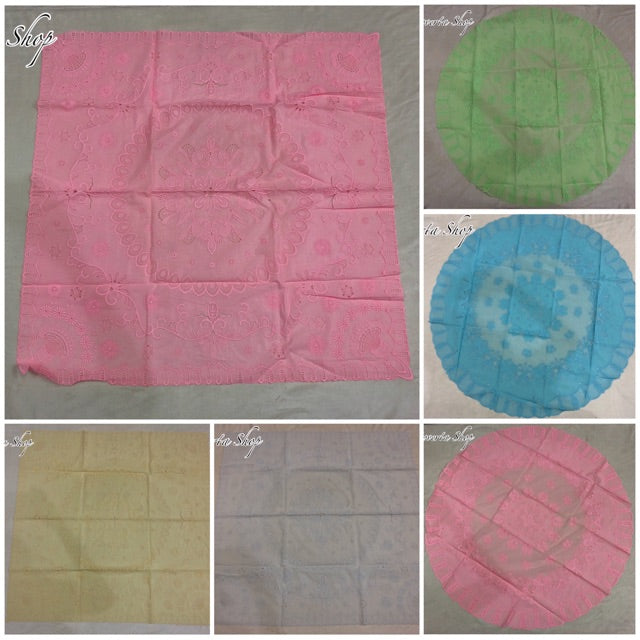 Taplak Meja Plastik Tahan Air - Kotak & Bulat