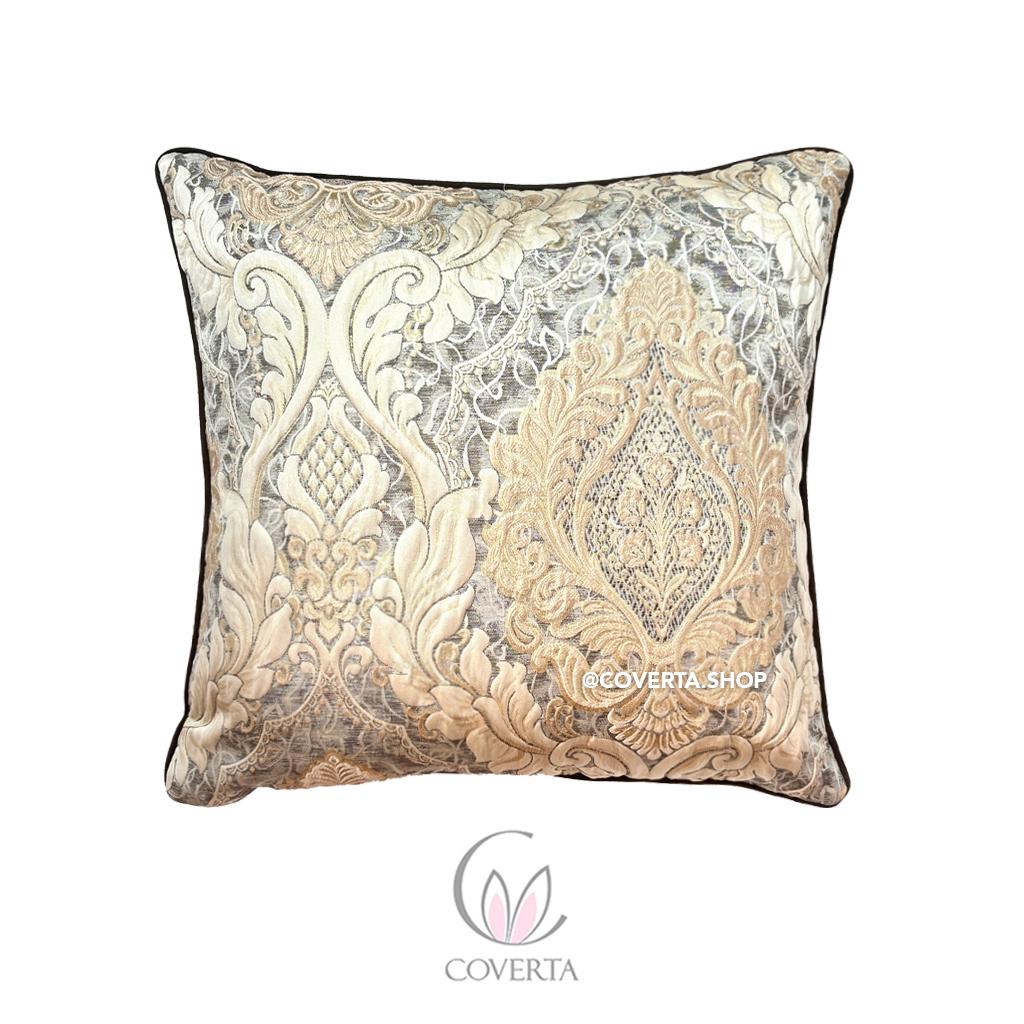 Sarung Bantal Sofa Victorian Mewah - Cover Bantal Dekorasi 45x45cm untuk Ruang Tamu