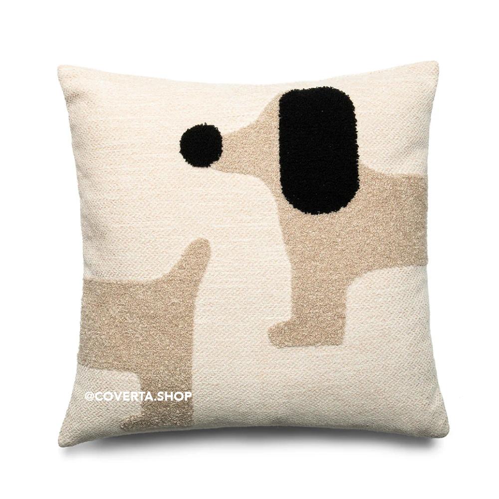 Sarung Bantal Kursi Sofa Premium Doggy Puppy 45x45cm