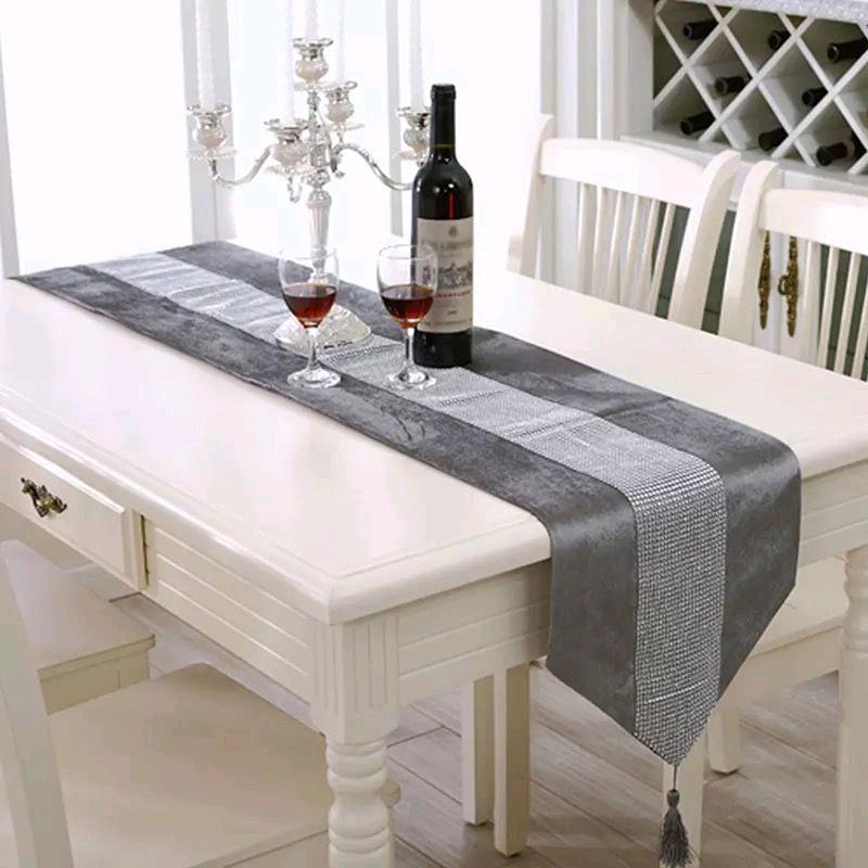 Table Runner Meja Tamu | Bed Runner | Taplak Meja Panjang Syahrini Hiasan Meja