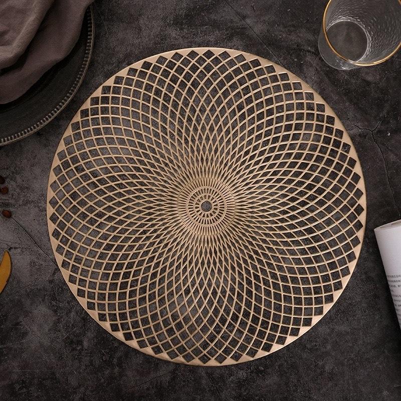 Placemat Waterproof Aesthetic | Tatakan Piring Anti Noda | Table Mat Elegant | Alas Meja Makan
