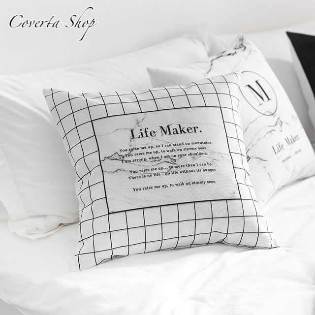 Sarung Bantal Kursi Sofa Minimalis Scandinavian 45x45cm