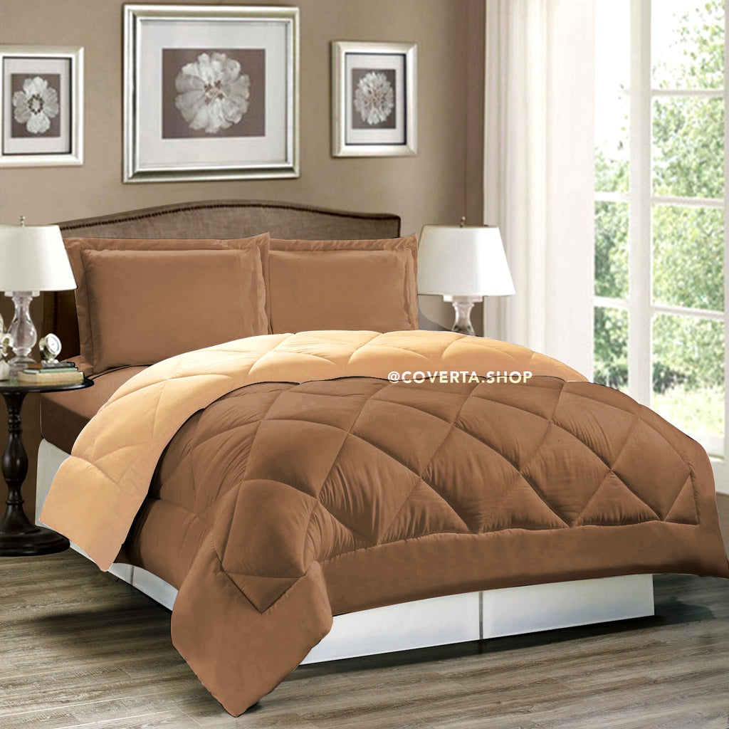 Badcover Set Aesthetic Polos Earth Tone | Bedcover Set Sprei 160x200 180x200 200x200