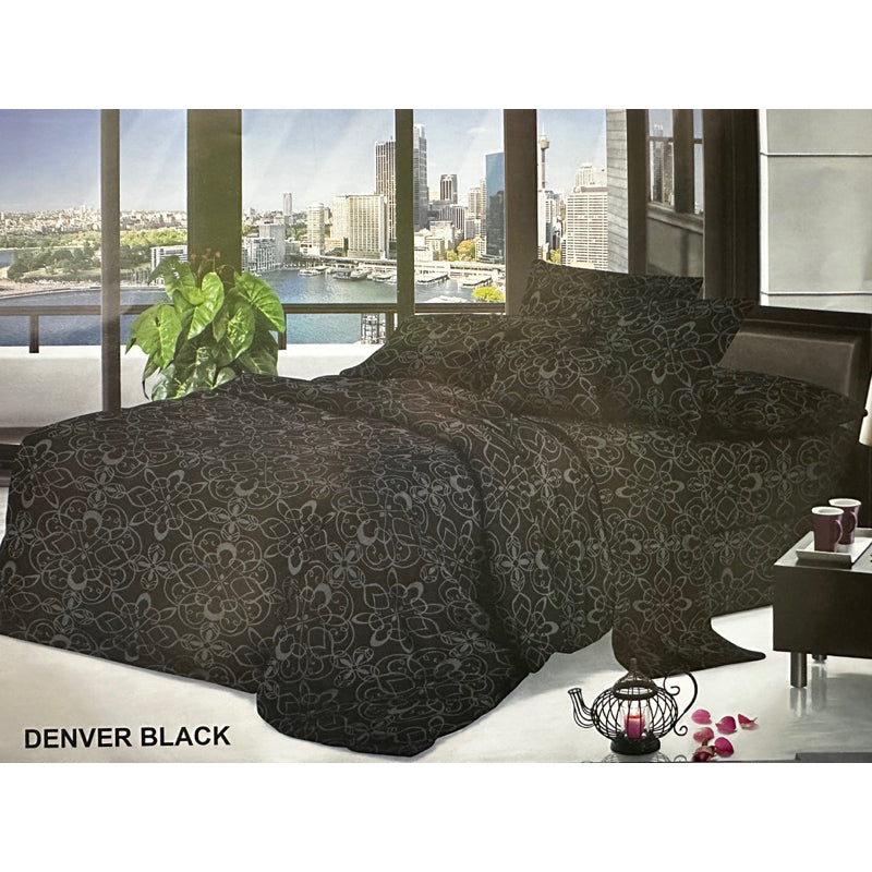 Bed Cover Set Sprei Aesthetic Motif Emboss 180x200x30cm