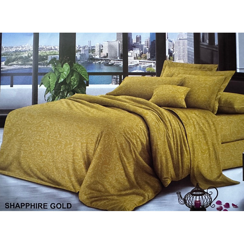 Bed Cover Set Sprei Aesthetic Motif Emboss 180x200x30cm