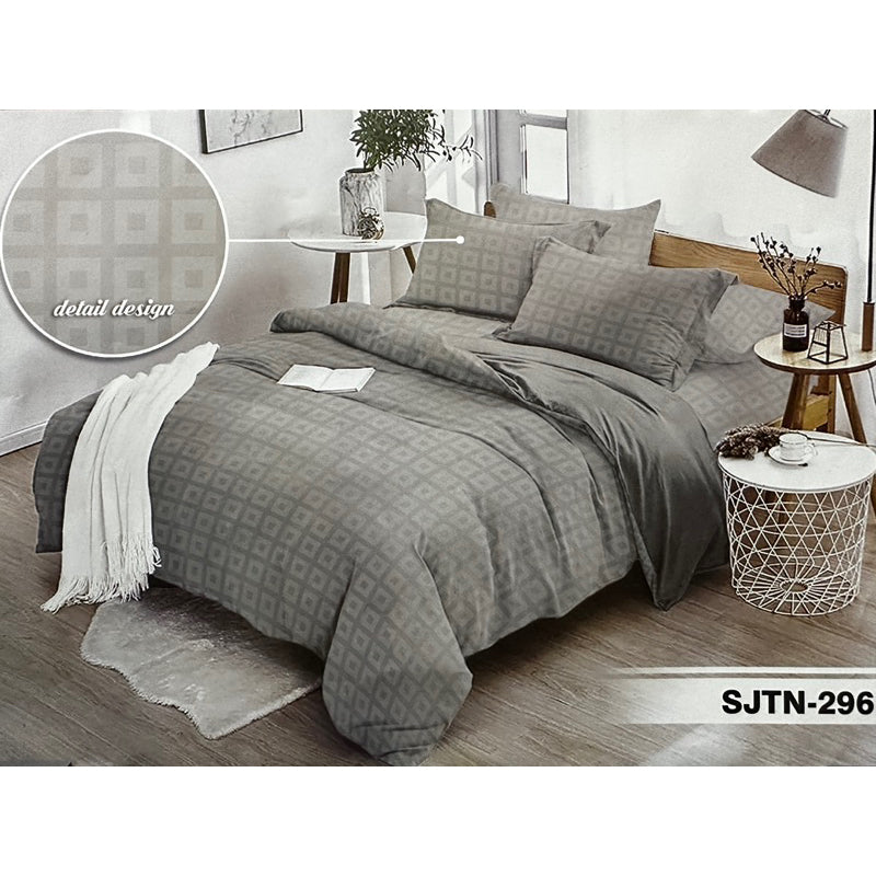 Bed Cover Set Sprei Aesthetic Motif Emboss 180x200x30cm