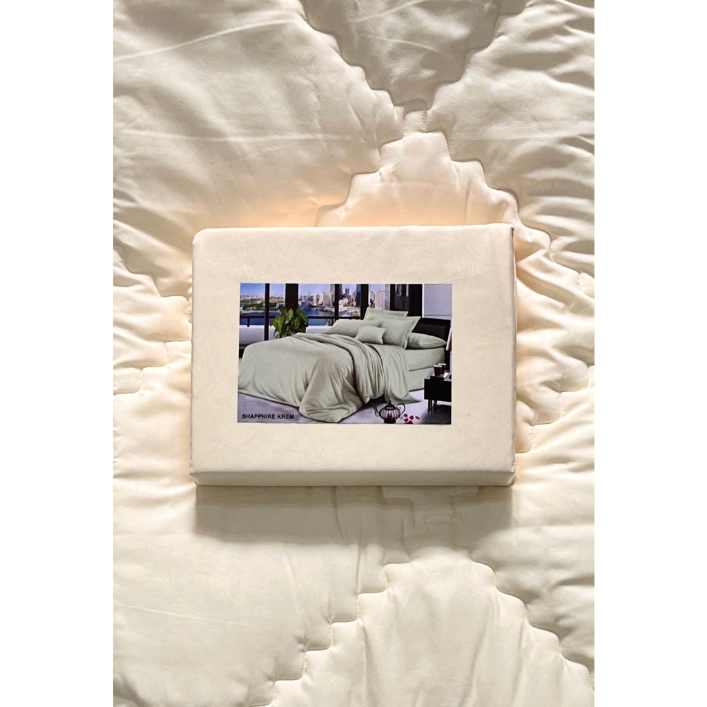 Bed Cover Set Emboss - 160x200 / 180x200 / 200x200 tebal 40cm