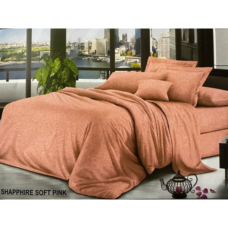 Bed Cover Set Sprei Aesthetic Motif Emboss 180x200x30cm
