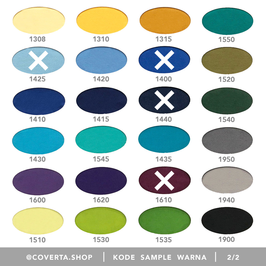 Bed Cover JUMBO Custom Katun Lokal