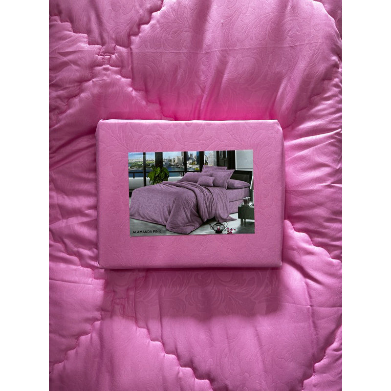 Bed Cover Set Sprei Aesthetic Motif Emboss 180x200x30cm