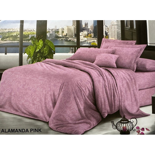 Bed Cover Set Sprei Aesthetic Motif Emboss 180x200x30cm