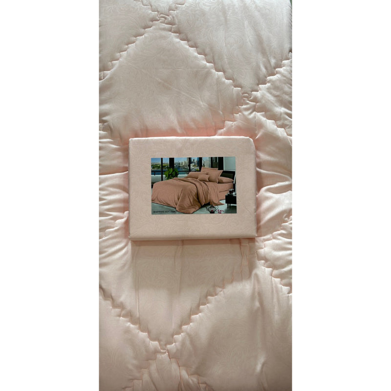Bed Cover Set Sprei Aesthetic Motif Emboss 180x200x30cm