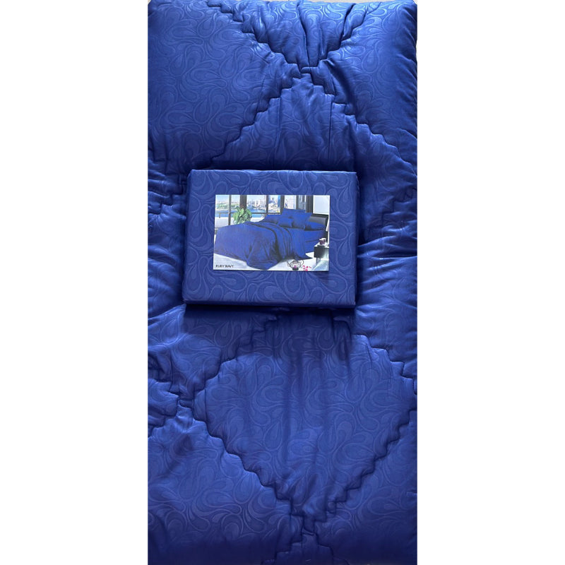 Bed Cover Set Sprei Aesthetic Motif Emboss 180x200x30cm