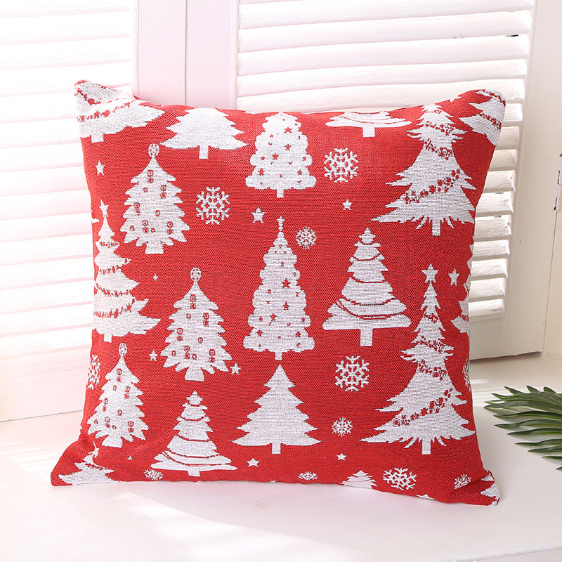 Sarung Bantal Kursi Sofa Christmas Natal 45x45cm Motif Snowman Premium Series
