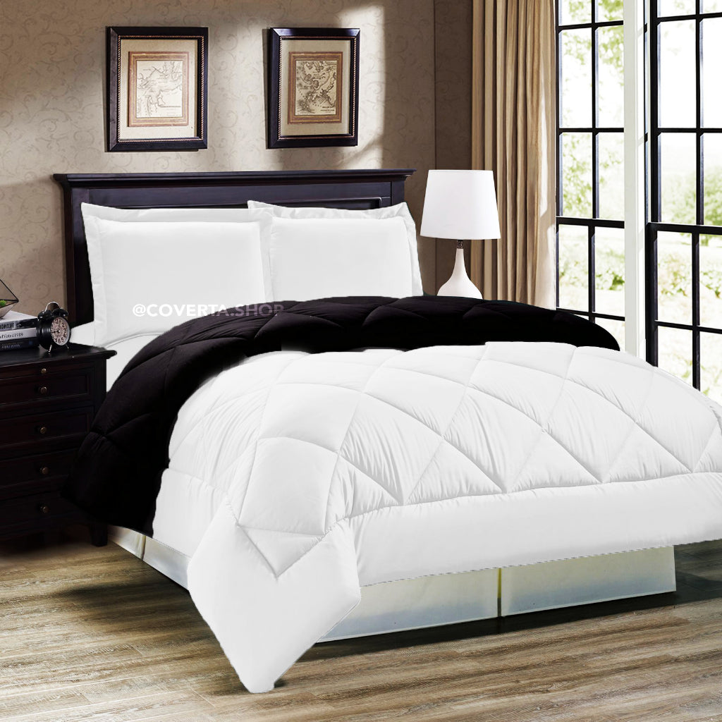 Bed Cover Set Polos Hotel - Kombinasi Warna - 140x200 cm