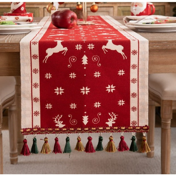 Table Runner Natal Premium Series | Taplak Meja Dekorasi Natal Christmas Ornament
