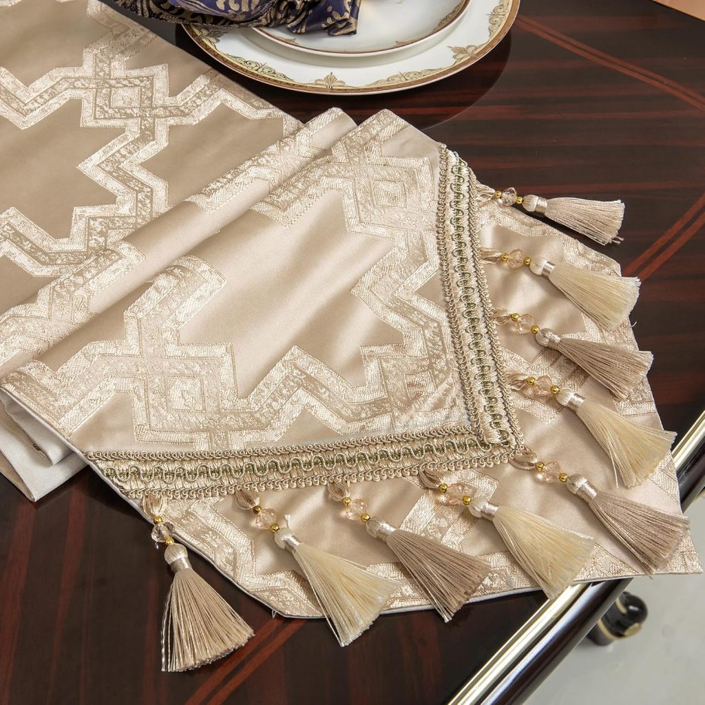 Taplak Meja Makan Mewah Table Runner Moroccan
