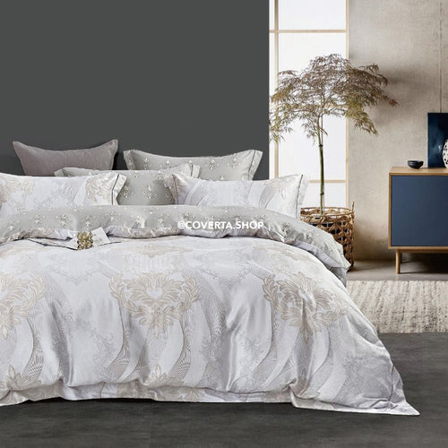 Bed Cover Set Organic Tancel Double 180x200x40cm Home Silk