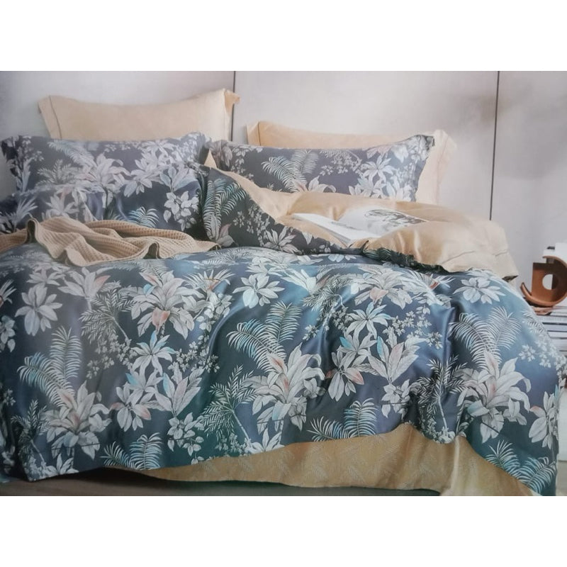 Bedcover Set Tencel + Sprei Sutera Tncl Uk 180x200 Tinggi 40 Organik 60s