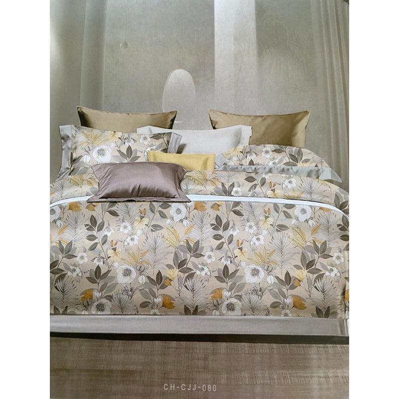 Bed Cover Set Sutera Organic Premium Tencel King Size 180x200x40cm