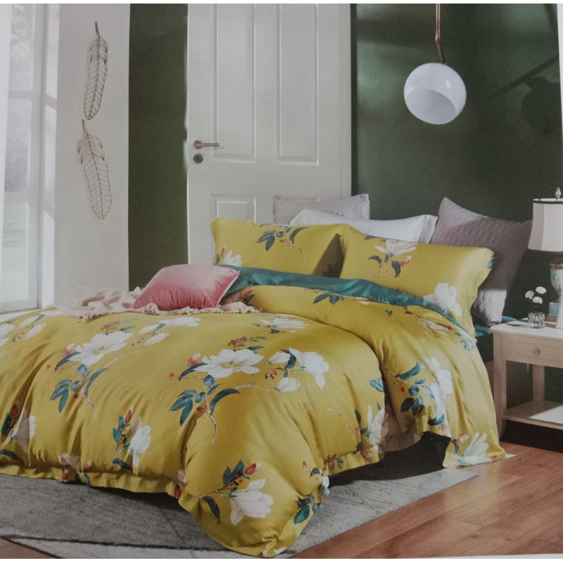 Bedcover Set Tencel + Sprei Sutera Tncl Uk 180x200 Tinggi 40 Organik 60s