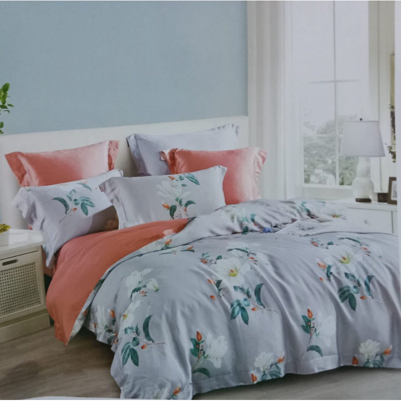 Bedcover Set Tencel + Sprei Sutera Tncl Uk 180x200 Tinggi 40 Organik 60s