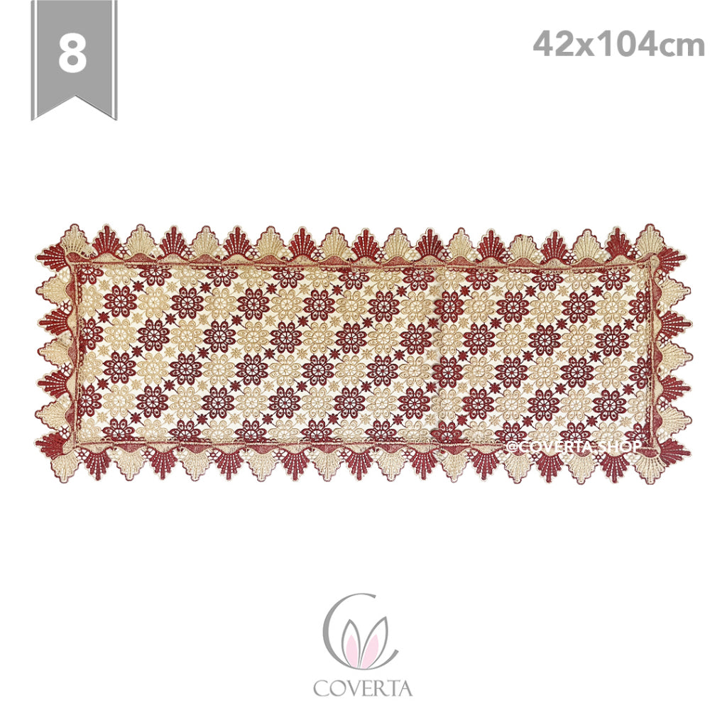 Taplak Meja Tamu Lace 45x100cm