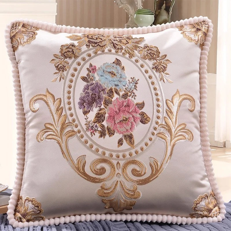 Sarung Bantal Kursi Sofa Belgi Classic Flower 45x45cm
