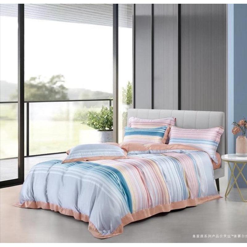 Bedcover Set Tencel + Sprei Sutera Tncl Uk 180x200 Tinggi 40 Organik 60s