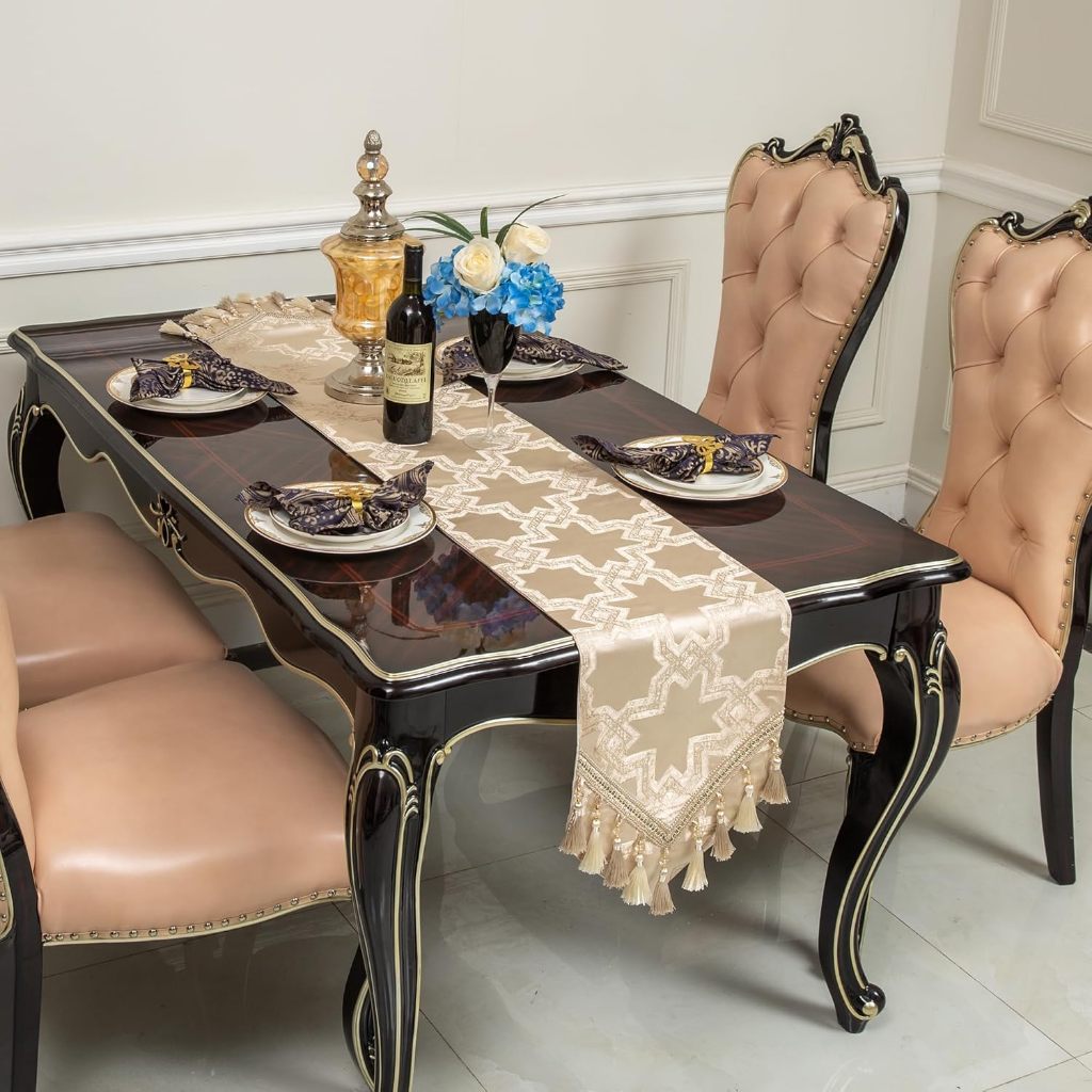 Taplak Meja Makan Mewah Table Runner Moroccan